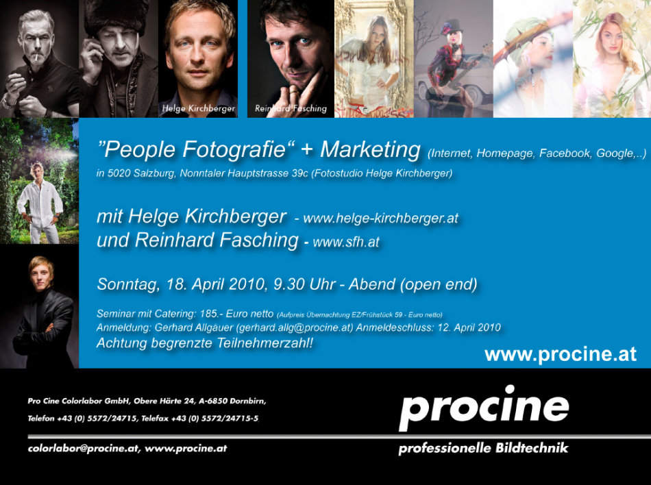 Helge Kirchberger und Reinhard Fasching, Pro Fotografen Workshop