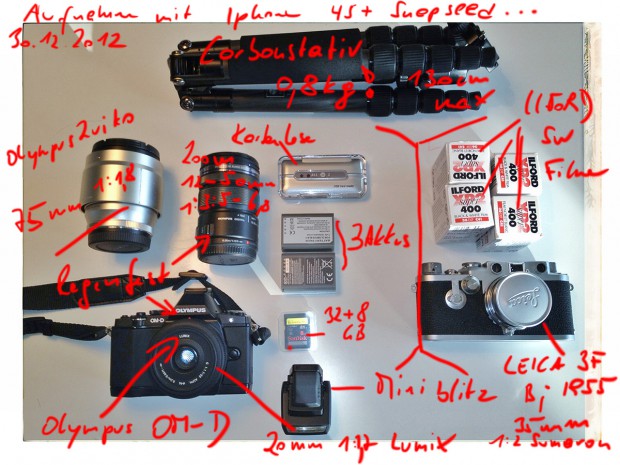 Olympus OM-D mit Leica 3f 